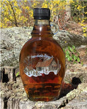 Pure Organic Maple Syrup Bottle